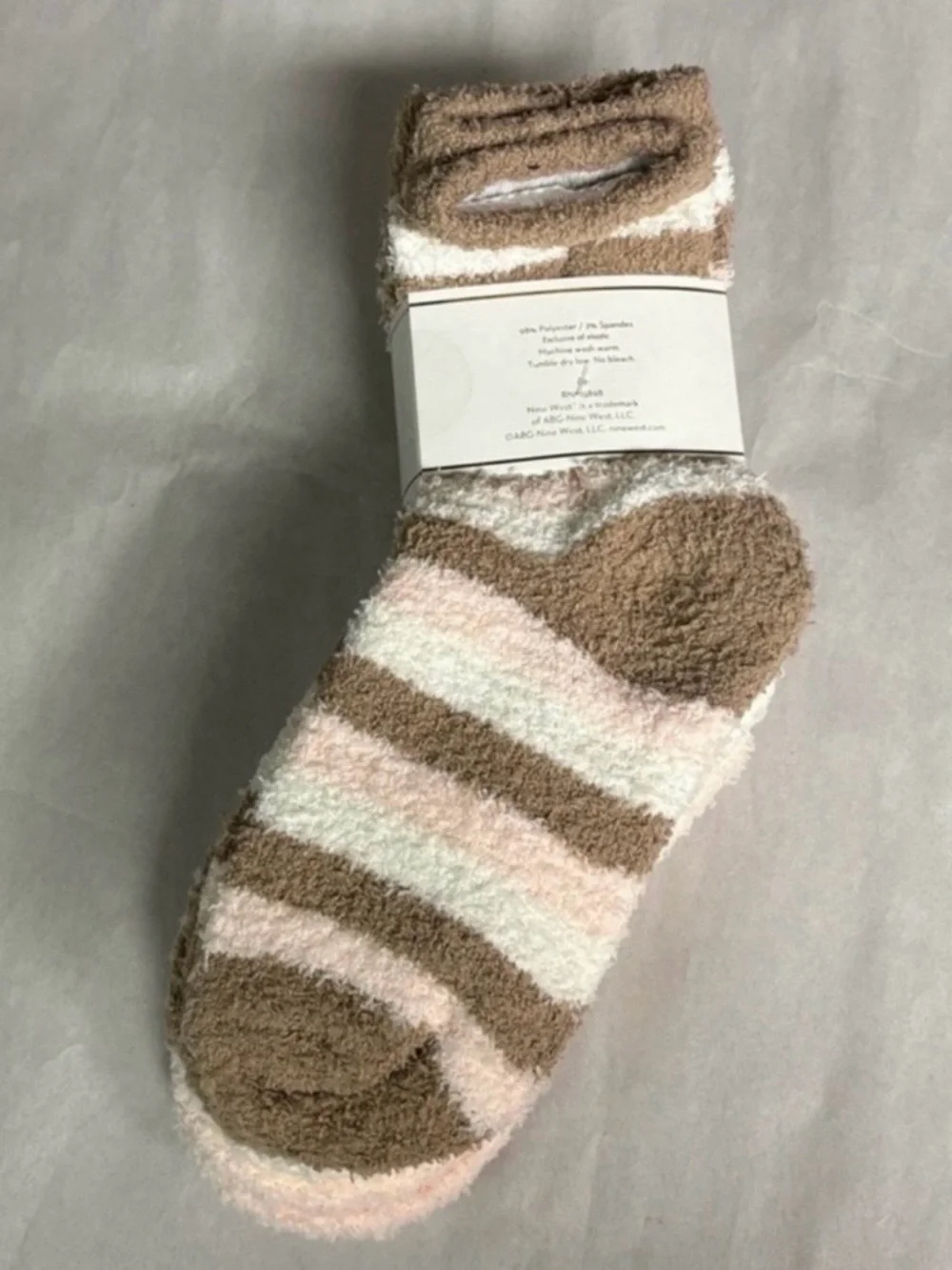 New Nine West Socks Women’s 4 Pair Soft Cozy Plush Lounge Socks Casual Active